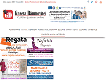 Tablet Screenshot of gazetadambovitei.ro